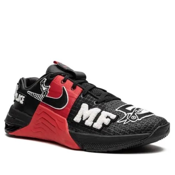 Nike Metcom8 MF Mat Fraser training shoes Cross Fit Black Red sneakers sz 11.5 - Picture 1 of 13